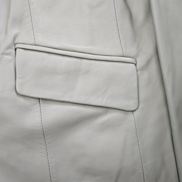 NWOT - Leather Terry Lewis Green Jacket - Soft & Supple - Size 1X - Picture 6 of 12